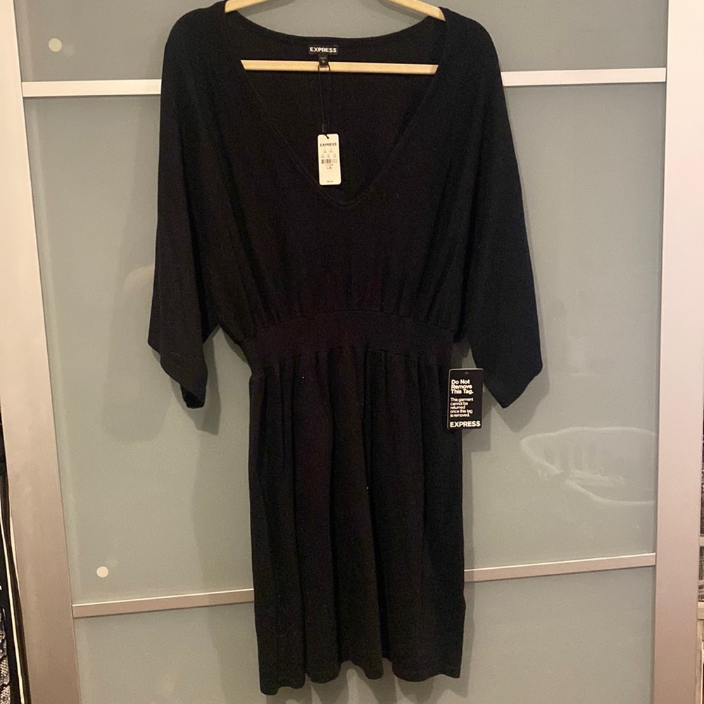 Express Black Sweater Dress NEW WITH TAGS🛍